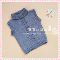 144-147丽丽时尚编织儿童高领毛衣材料包宝宝