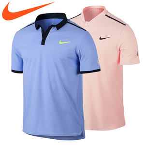 Nike耐克网球服男费德勒POLO衫RF 2017温网运动速干短袖T恤854612网球服