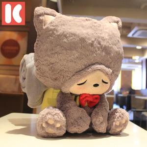 卡拉梦幸运猫公仔抱枕创意毛绒