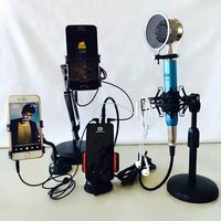 卓苹果话筒声卡套装支-K歌话筒声卡设备套装二