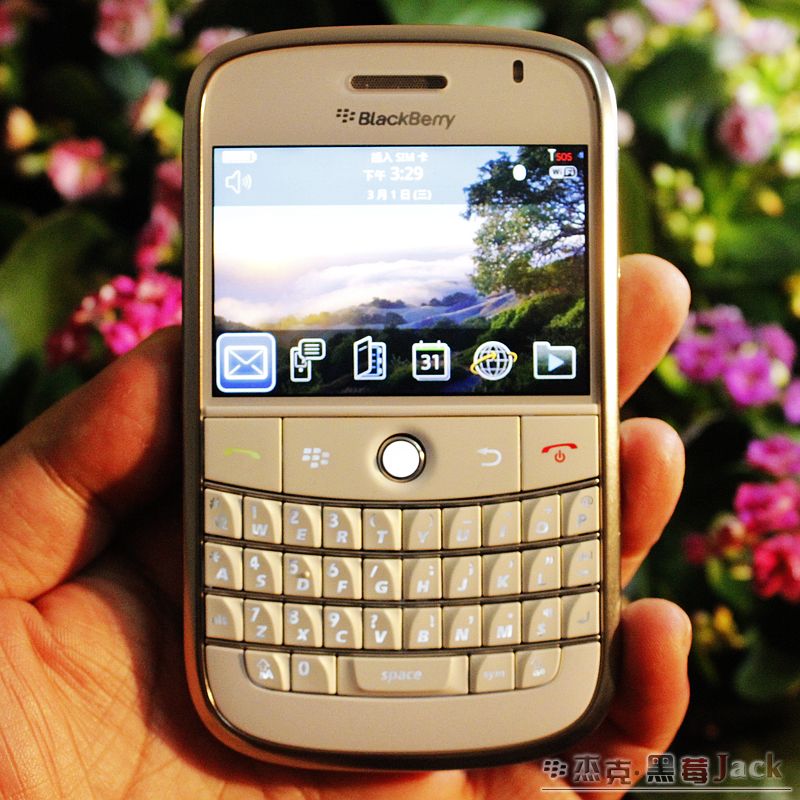 黑莓9000白色,黑莓bold 9000,黑莓手机9000,二手黑莓9000