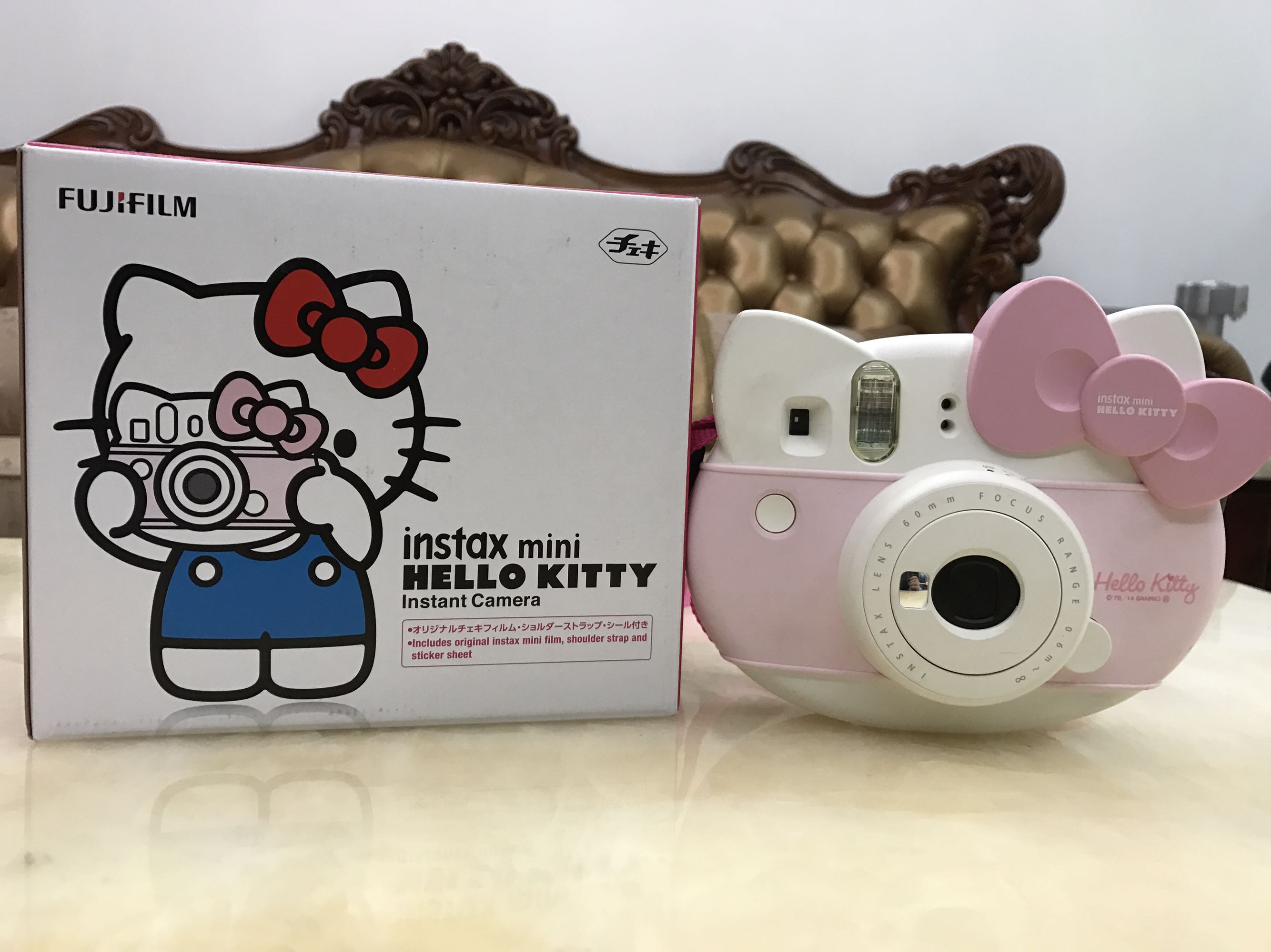 日版现货 富士拍立得instax mini 相机hello kitty 自拍神器mini8