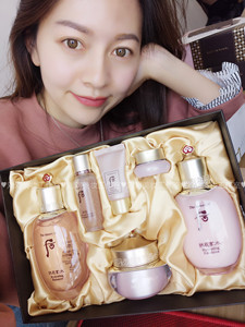 韩国正品代购whoo后拱辰享水妍套盒水乳套装补水护肤化妆品面霜护肤套装