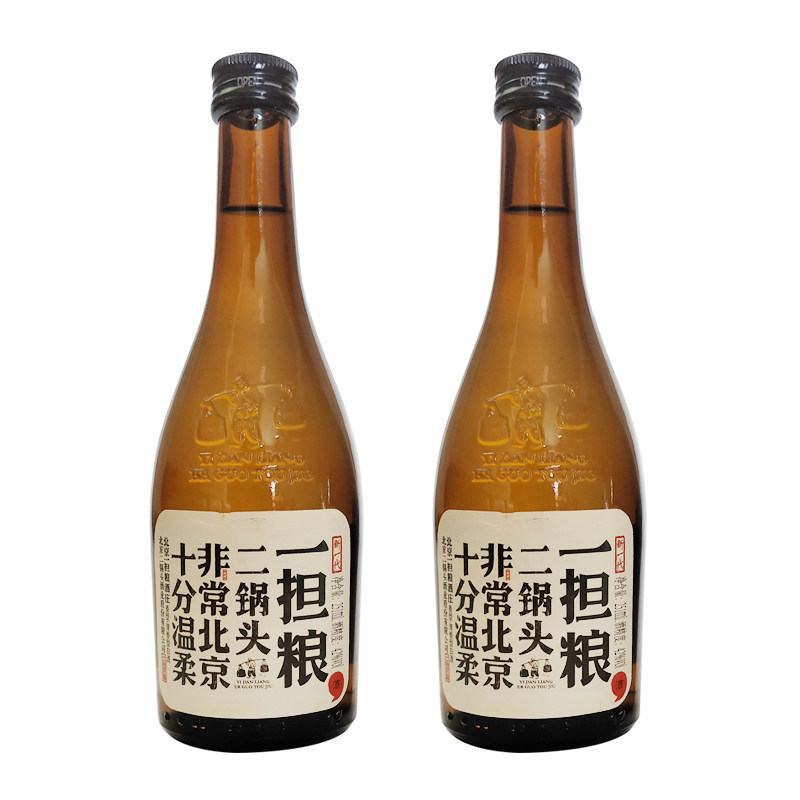 一担粮北京二锅头酒42度251ml*2小逗号经典款清香型白酒2瓶的价格