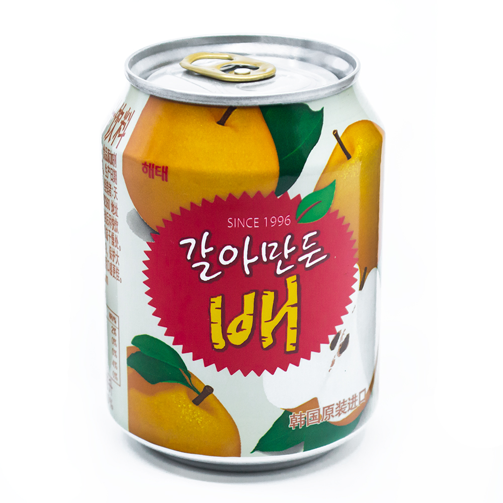 韩国进口海太梨果汁饮料 梨饮料 238ml(535)