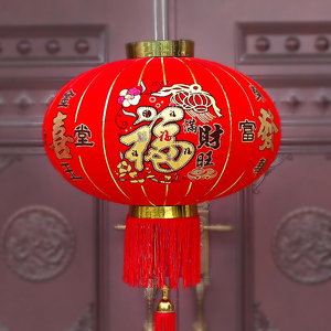 中式灯笼植绒大红灯笼户外阳台红灯笼吊灯乔迁春节新年元旦大灯笼大红灯笼