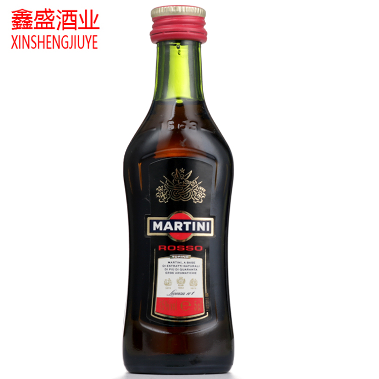 洋酒martini rosso意大利马天尼红微末50ml 酒版酒伴基酒鸡尾酒