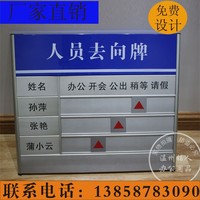 公司工作员工管理人员表格定制看板值班排班考