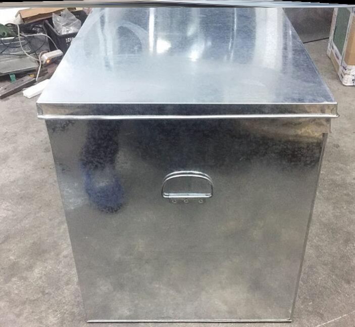 加工白铁皮箱子铁箱铁皮工具箱大号包装箱铁箱子箱子储物箱长方形