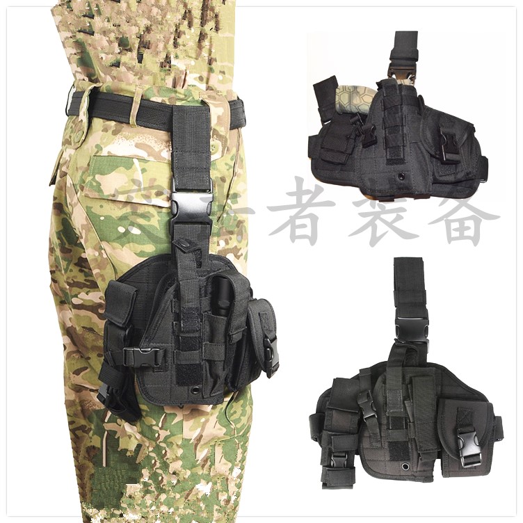 突击者-多功能战术腿包绑腿工具包 腿包 腿板腿挂多功能包