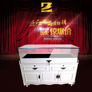 清仓现货欧式小饰品首饰柜台展示柜木质烤漆珠宝产品展柜玻璃柜子货柜
