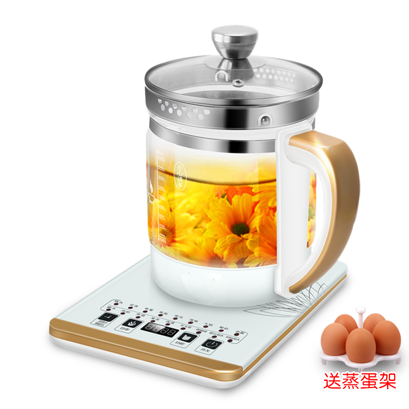 110v养生壶加厚玻璃电热烧水壶花茶黑茶煮茶器出口美国台湾加拿大