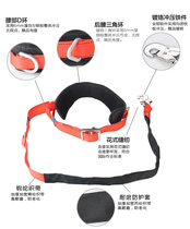 国标单保险安全带电力施工单腰带加宽护腰加厚防磨围杆带电工专用