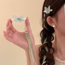 Новая китайская бабочка, наряжающая ленты, заколки для волос, женский балет, волосы, волосы, головные уборы.