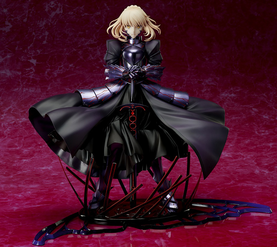 包邮预订 正版 aniplex fate hf 天之杯 黑saber alter 卑王 手办