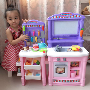 北美儿童厨房玩具3-6周岁过家家女孩煮饭玩具2-4-5岁仿真厨具套装儿童玩具