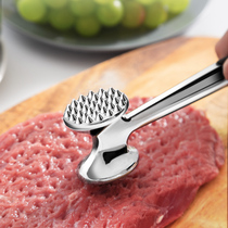 敲肉锤厨房牛排锤牛扒捶合金断筋器嫩肉双面打肉锤子家用松肉锤