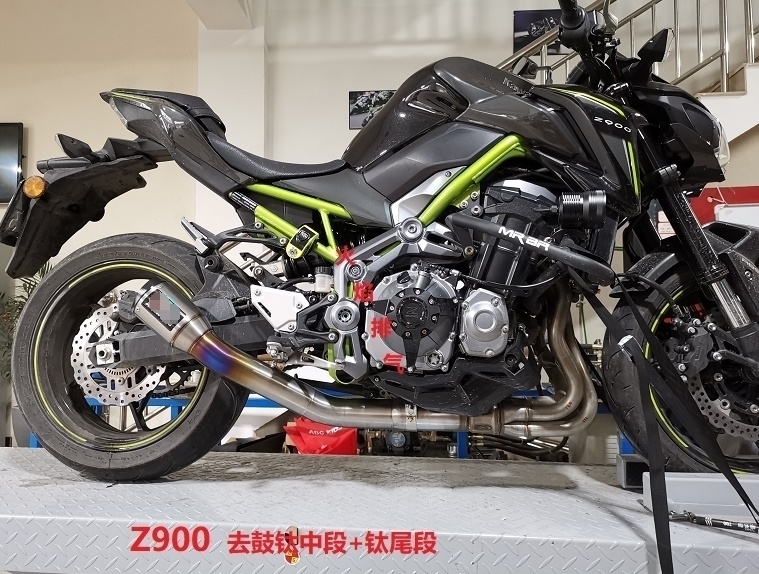 kawasaki z900改装排气 z900改装前段 火焰排气 川崎z900rs排气