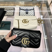 Женская сумка Gucci / GG Marmont Supermini Mamont