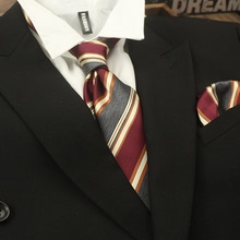 Цветной свадебный галстук.