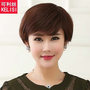 短直发手织老年人化疗妈妈选什么牌子好 同款