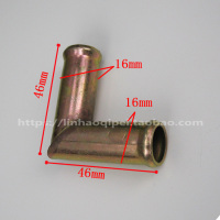 暖风铁水管-防锈耐腐蚀直通暖风接头汽车暖风