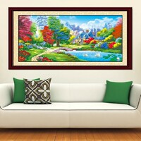 艾云妮-钻钻石画生意兴隆发财树风铃草艾云妮