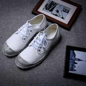 男士英伦圆头韩版青年白鞋