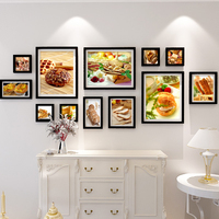 海纯手绘欧式有框画客-框挂画面包房面馆壁画