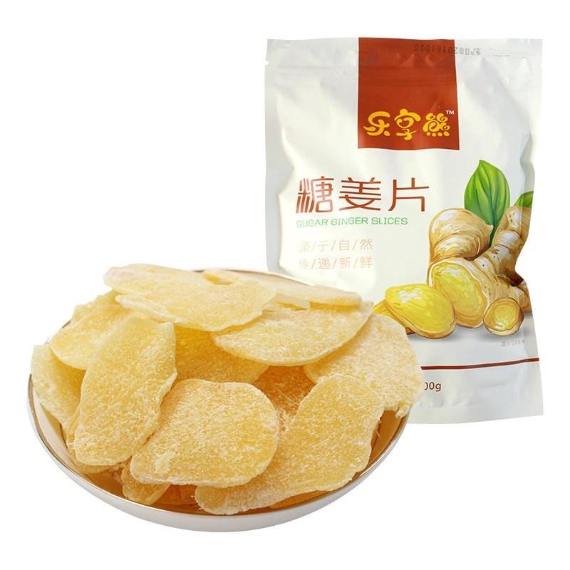 姜片500g/1000g包邮驱寒暖胃特级农家自制纯正老姜片干糖姜片零食