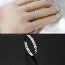 Кольцо из чистого серебра 925 Серебряное кольцо