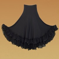 华尔兹大摆舞裙-兹裙2017爆款摩登舞裙子交谊