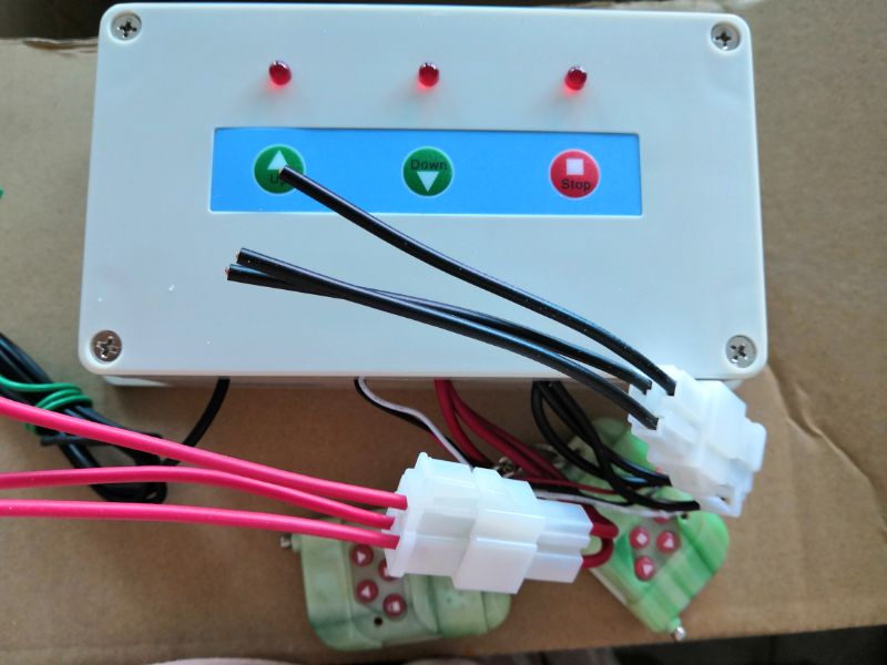 大棚卷帘机遥控器 220v380v电机正反转遥控开关 倒顺道闸控制器