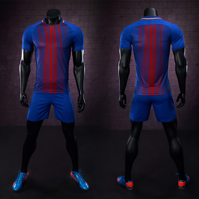 17-18赛季俱乐部足球服套装男球衣学生比赛训