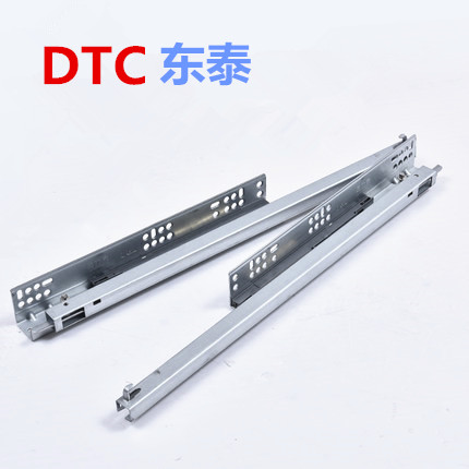 dtc东泰抽屉托底轨道反弹隐形18板滑轨抽屉家具ss80c『维沃商贸』
