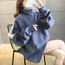 Wanghong pregnant women's small fragrance suit summer pregnancy foreign style pregnant women's summer suit