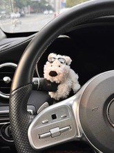 Автомобильные аксессуары Western Highland плюшевый щенок с декомпрессионным экраном автомобильный стеклоочиститель поворотный свет новая машина подарок маятник