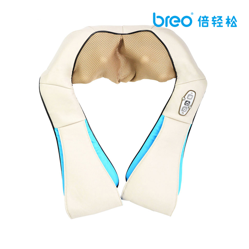 正品倍轻松breo3d揉捏按摩披肩揉部腰部脖肩部电动颈椎按摩器仪