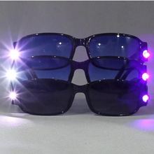Световые очки очки солнцезащитные очки светодиодные ближние подсветки проверка денег магнитная терапия мужчины женщины рыбалка очки ночное зрение функция