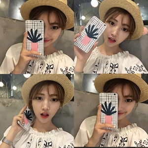韩国小清新iphone7手机壳苹果8保护套plus仙人掌女款6软壳全包潮苹果手机壳