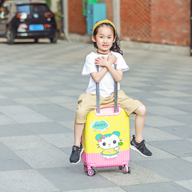 圆点猫女童公主韩版18寸20寸拉杆箱