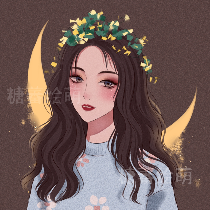 欧美风格q版头像卡通漫画情侣头像真人照片转手绘头像定制设计