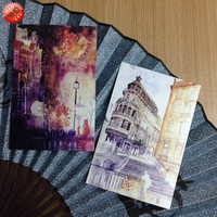 欧洲建筑水彩-s93高清水彩视频教程 水彩画街