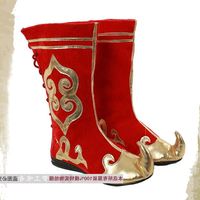 藏族靴美猴王演出靴-靴蒙古舞演出女靴男靴古