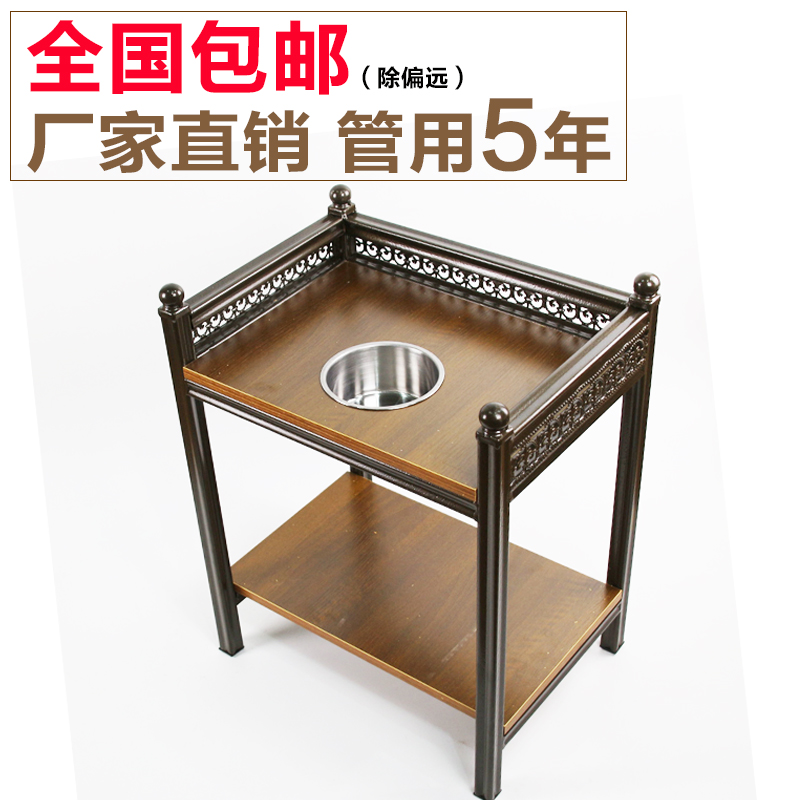麻将机茶几麻将桌边棋牌室麻将室茶楼会所专用配套木茶几茶水架