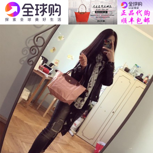 法国代购正品longchamp龙骧小号短柄手提手拿饺子包休闲折叠女包法国代购