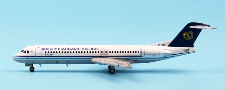 特价:dreamair damda291 台湾华信航空 福克100 b-12291 1:400