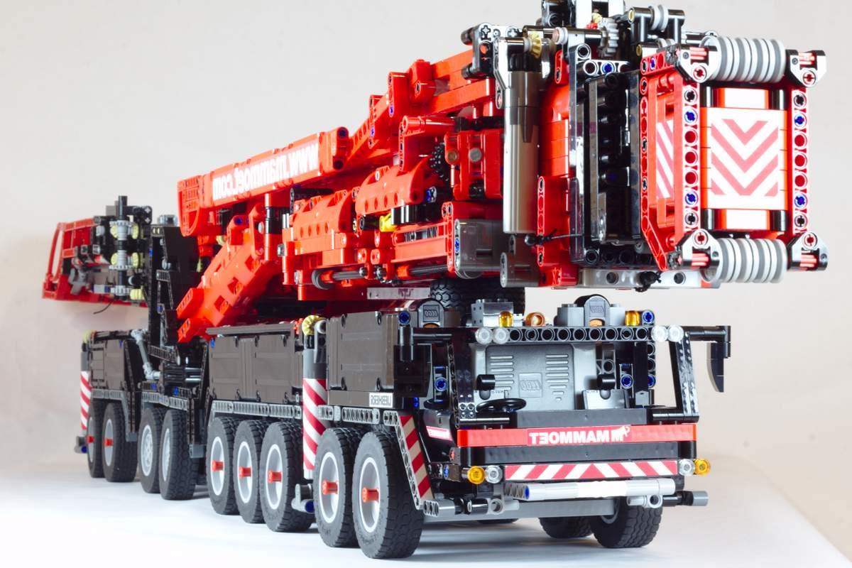 兼容乐高 科技系列 利勃海尔 11200 吊车 moc-20920 零件包 遥控