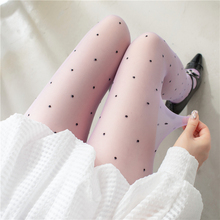 Пурпурные чёрно - волновые чулки женские летом ультратонкие 0D высокопрозрачные ножки артефакты сексуальные чисто любовные белые колготки