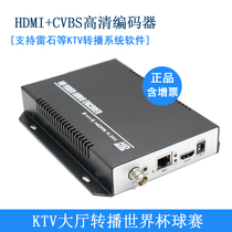 H264 HDMI高清编码器CVBS编码器复合视频推送现场网络直播航拍